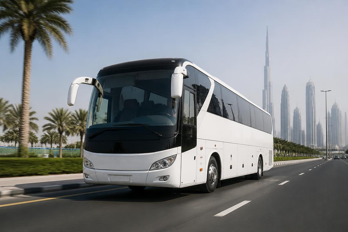 50-Seat Luxury Coach with driver in Dubai