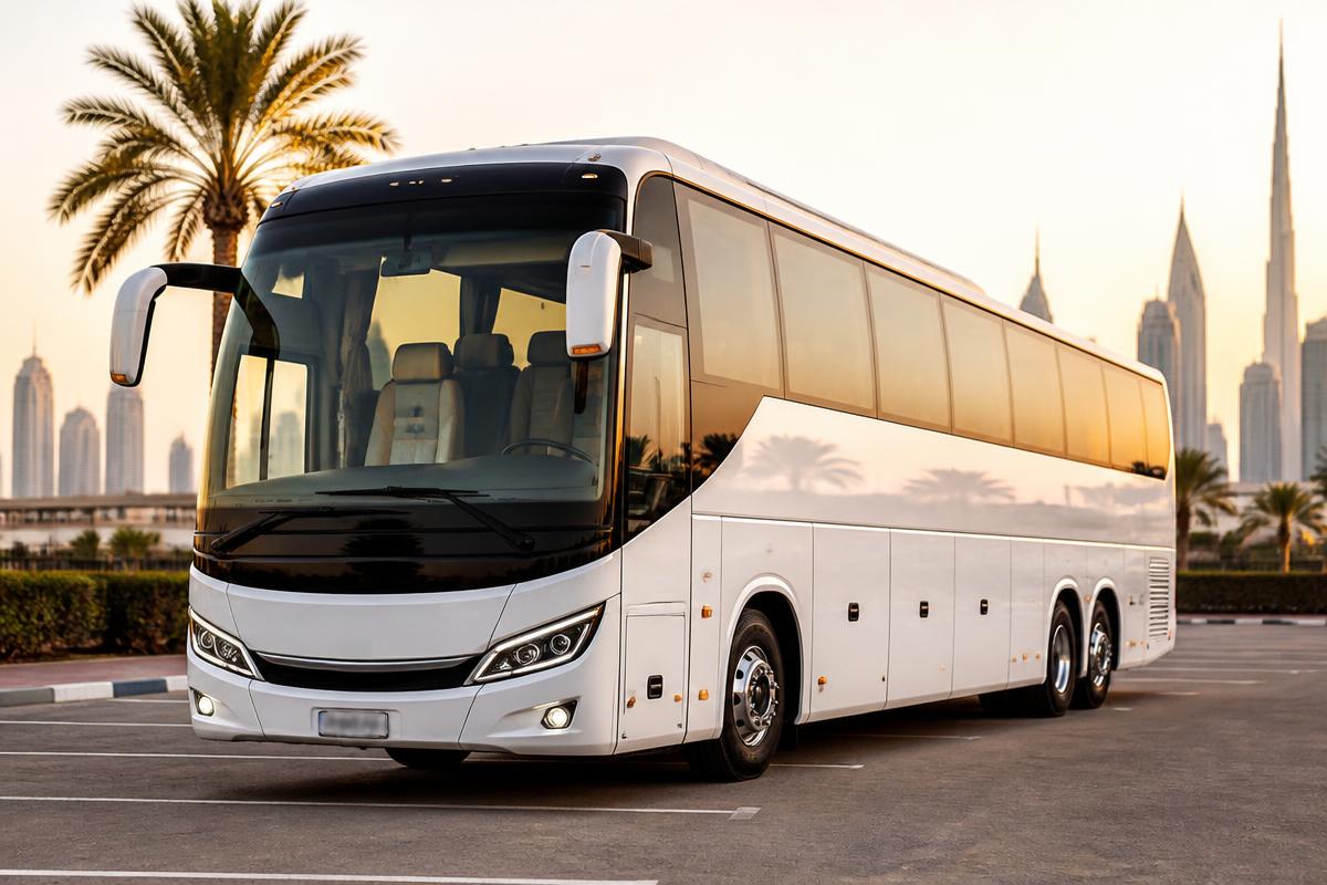 53-Seat Luxury Coach with driver in Dubai